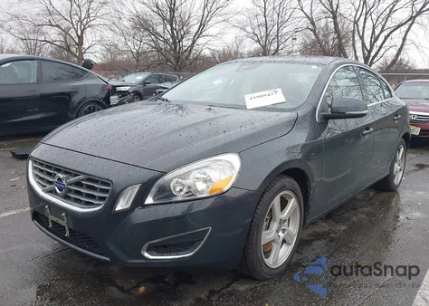 2012 Volvo S60 T5 from USA, damaged, VIN YV1622FS2C2056128